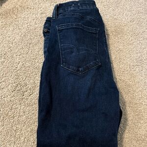 American Eagle Outfitters Dark Blue Skinny Jeans